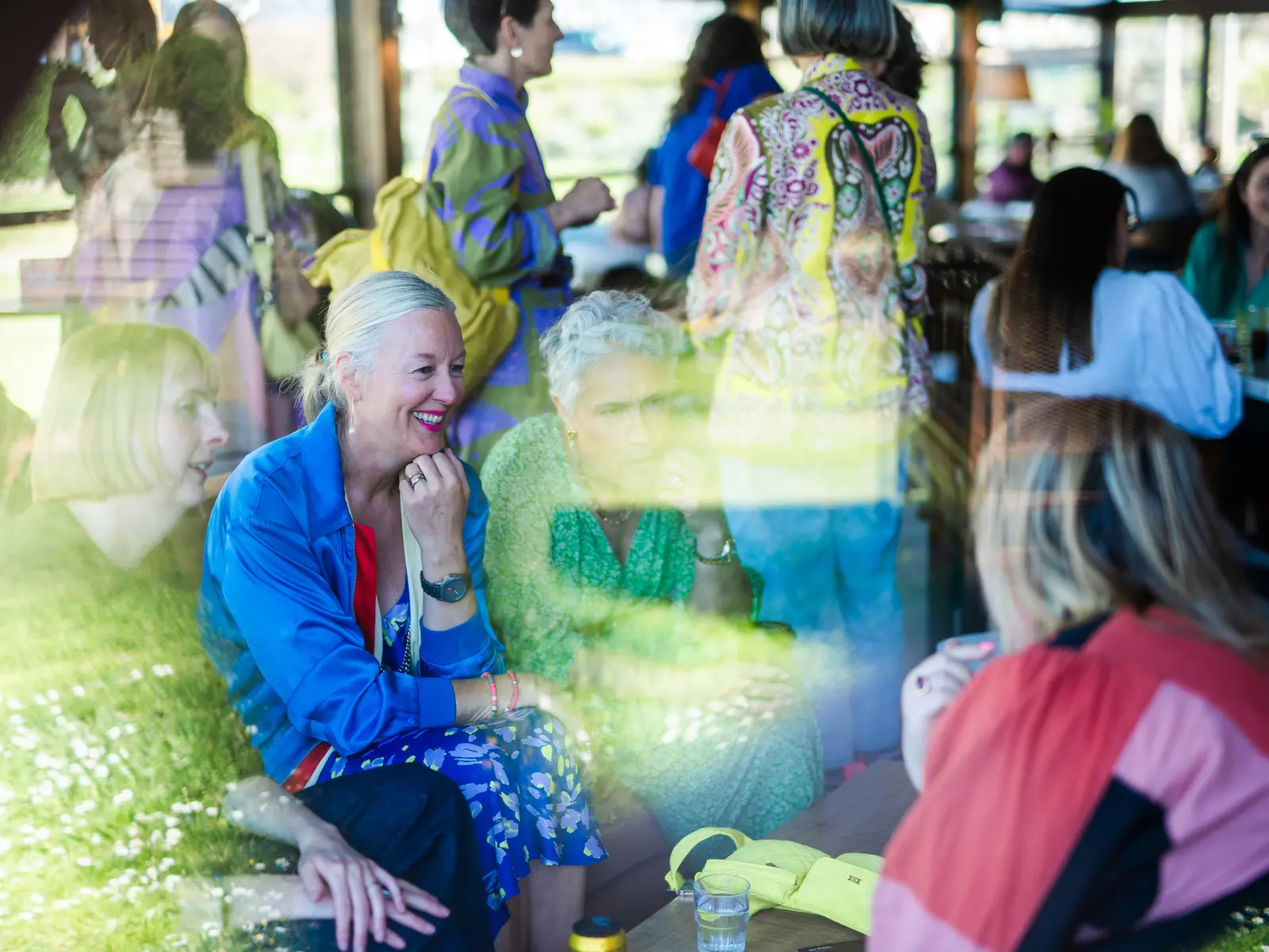 Guests talking together at an Inspiration Space gathering photographed by Vicki Knights