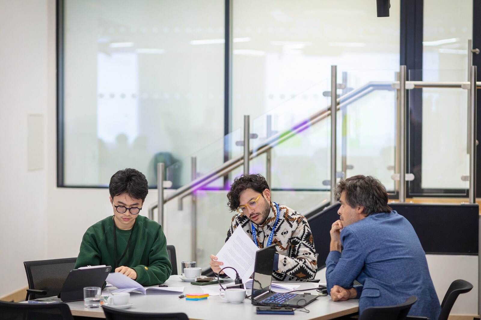 Participants working together during the Inclusive Teams in CleanTech workshop at Imperial College London